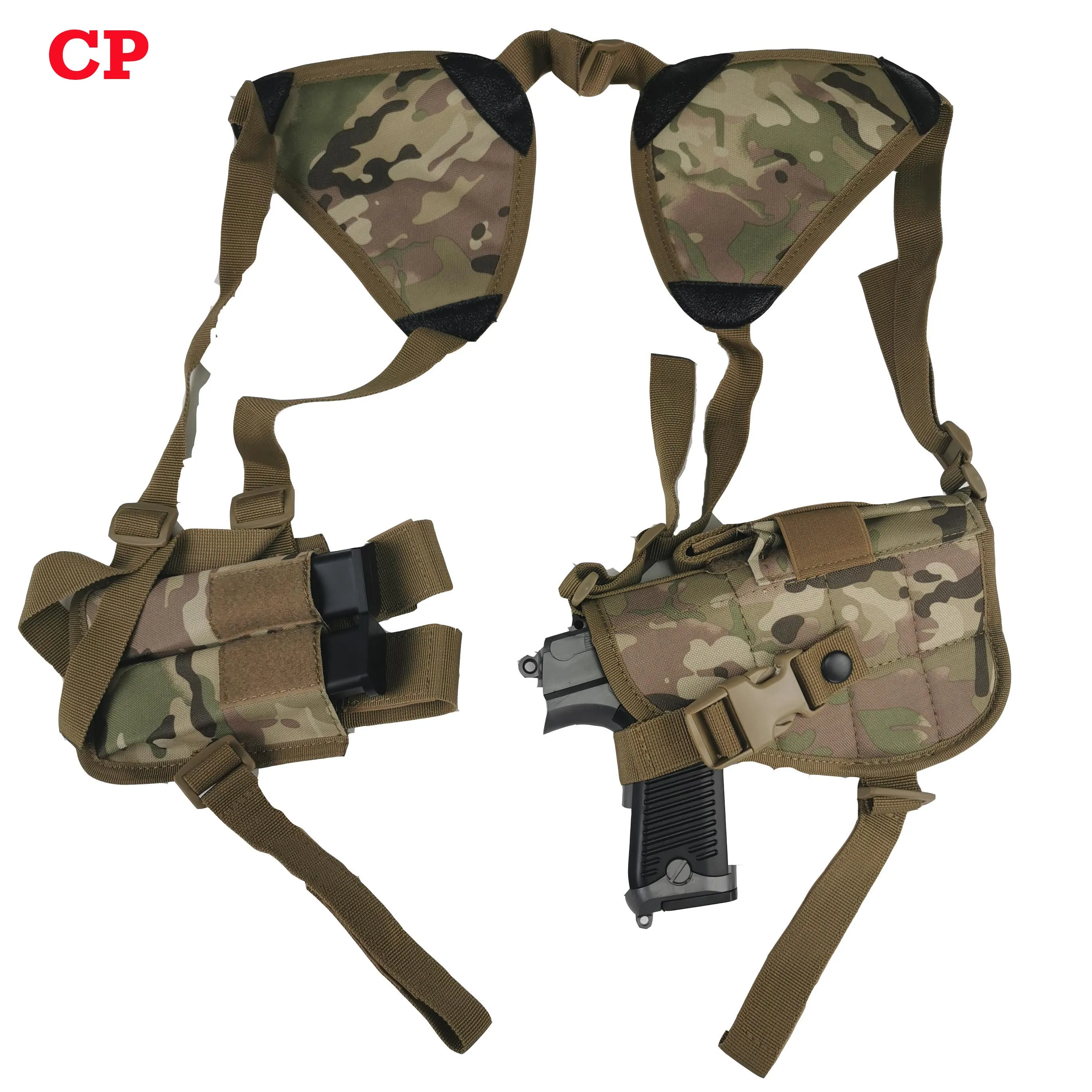 Открытый тактический полицейский безопасности Универсальный левый и правый пистолет сумка плеча пистолет кобура для Glock 17 19 22 23 31 32