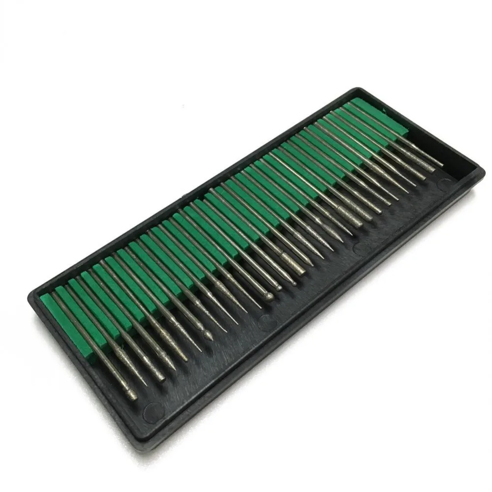 90 шт. алмазные сверла стекло драгоценный камень металл для Dremel ремесленник