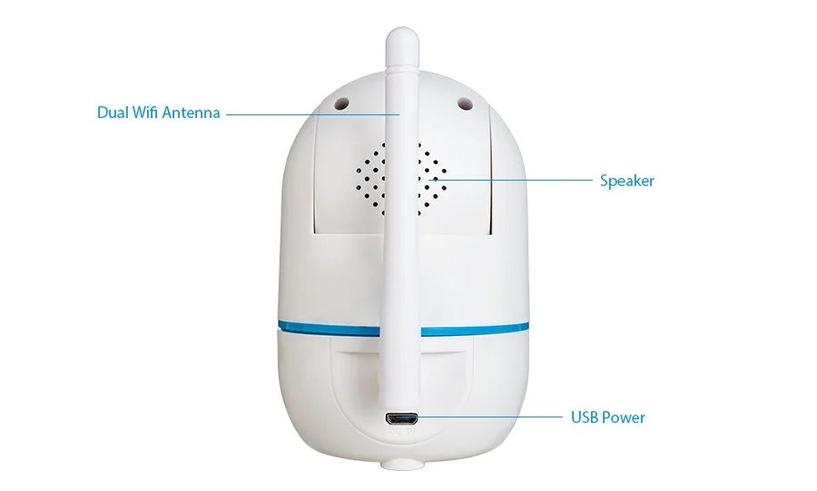 KERUI 720P 1080P Portable Small Mini Indoor Wireless Home Security WiFi IP Camera Surveillance Camera Night Vision CCTV Camera_16