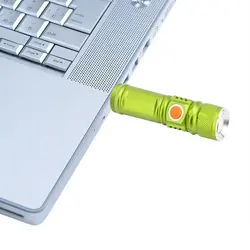 Usb Перезаряжаемый Телескопический фонарик с регулируемой яркостью T6 бликовый светодиодный фонарик наружного освещения