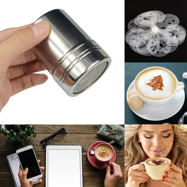 Special Offers XEJONR Stainless Steel Coffee Chocolate Shaker Cocoa Flour Salt Powder Icing Sugar Cappuccino Sifter Lid Shaker Kitchen Tools Special Offers XEJONR Stainless Steel Coffee Chocolate Shaker Cocoa Flour Salt Powder Icing Sugar Cappuccino Sifter Lid Shaker Kitchen Tools