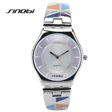 SINOBI Luxury Waterproof Women Bracelet Watches Lady Fashion Dress Quartz Watch Clock Woman Relogio Feminino Reloj Mujer AA083