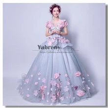 Бальное платье принцессы с цветами; Новинка года
