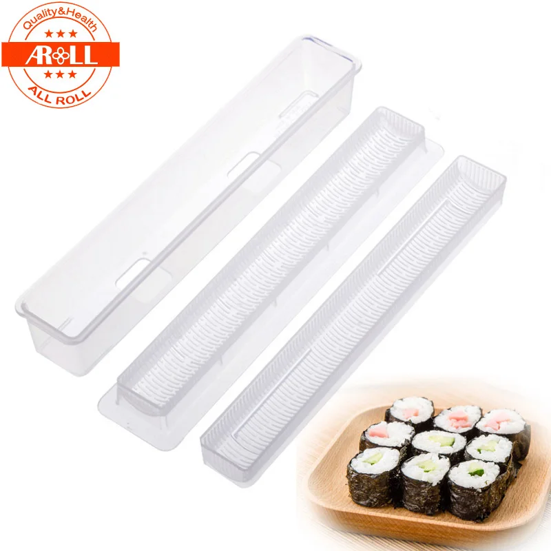 CAJHFIZHANGU 1 PC Sushi Maker Kit Rice Roll Mold Sushi Roll Rice Maker Mould Roller Mold Kitchen DIY Easy Chef Mould Roller Tool 