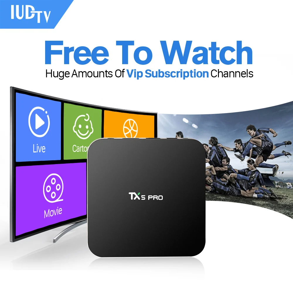 

TX5PRO Smart IPTV Box Android 6.0 Amlogic S905X Quad core 1700 Plus European Arabic French Channels Media Players 2G/16G TV Box