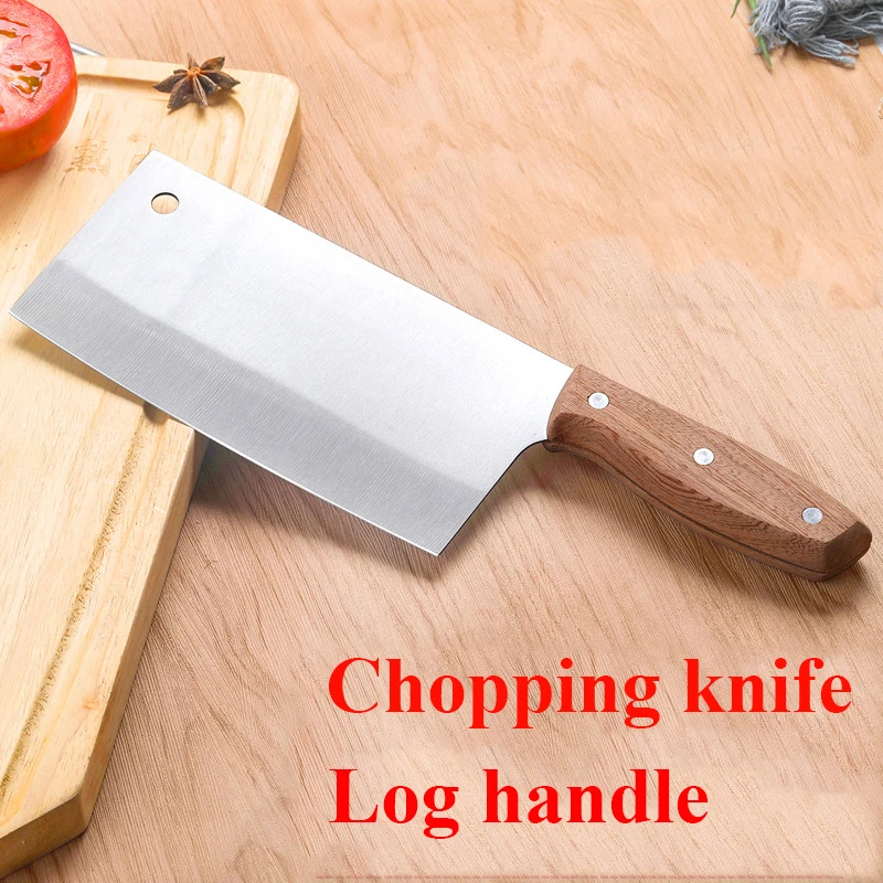 

Stainless Steel Kitchen Chef Knife Meat Cleaver Butcher Chopper Vegetable Cutter Kitchen Knife with Wood Handle