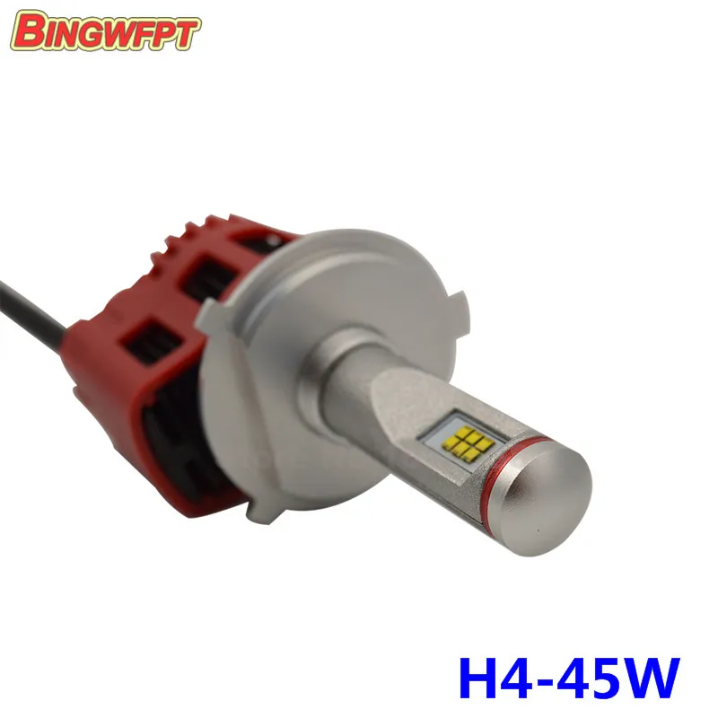 

Lighting Source Hi/Lo Beam H4 LED headlights 45W 4500LM replacement bulb P6 LED CANBUS Kit 3000K 4000K 5000K 6000K With ZES CHIP