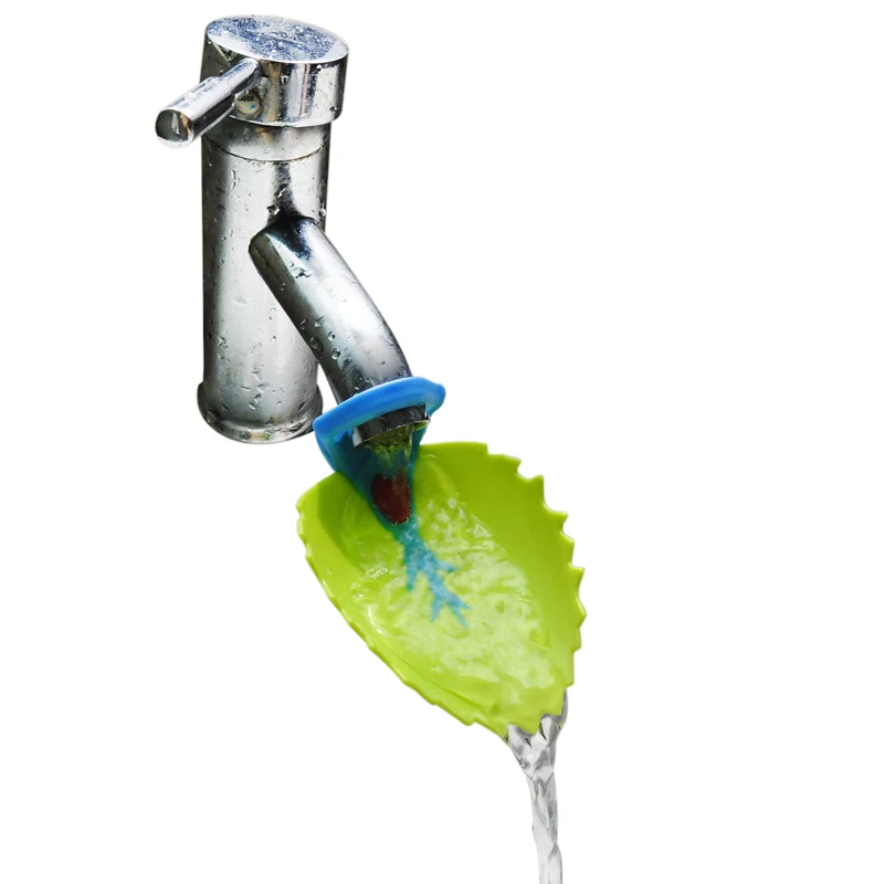 

Cute Bathroom Sink Faucet Chute Extender Crab Children Kids Washing Hands convenient For Children