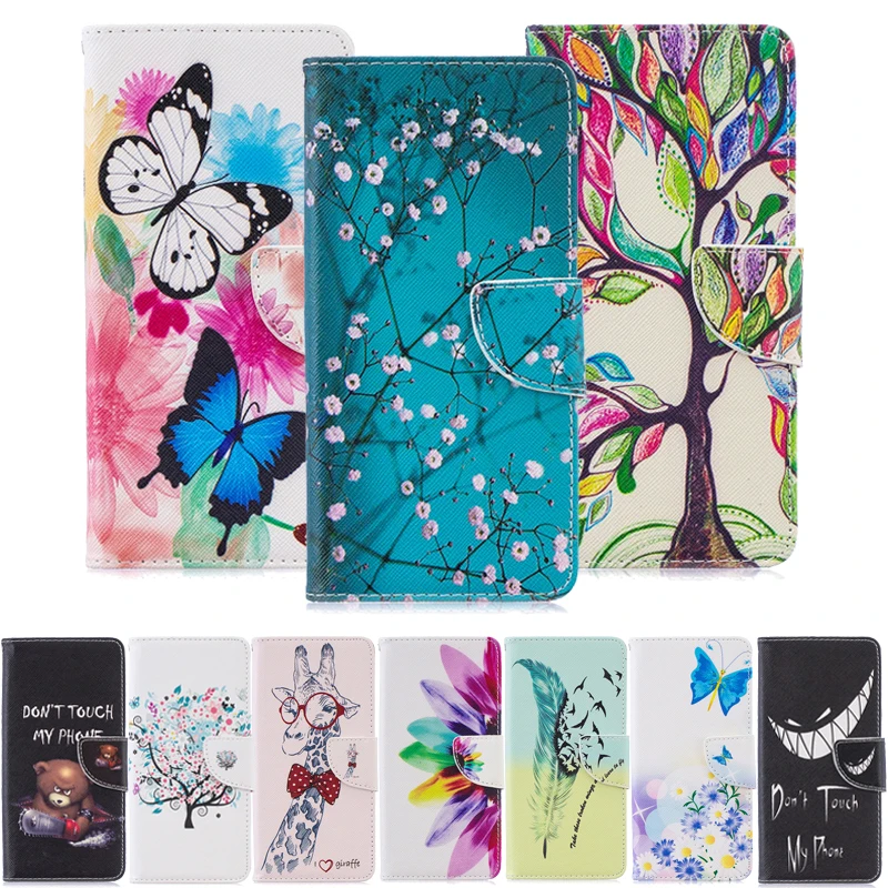 

Huawei P20 Lite 2019 Case Flip Leather Case on for Huawei P20 Lite 2019 P20Lite GLK-LX1 GLK-LX2 Wallet Soft Silicon Back Cover