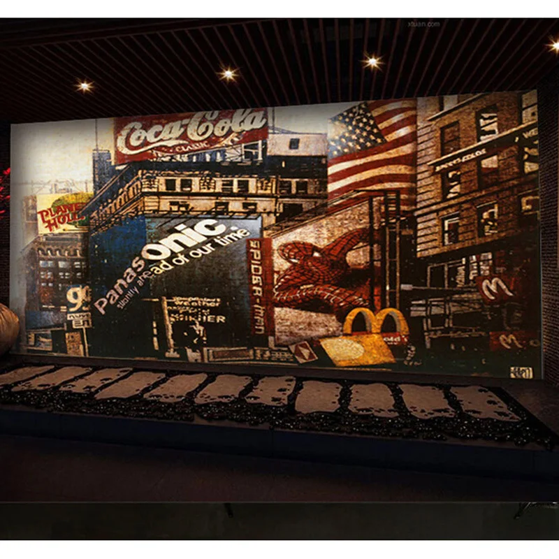 Self Adhesive Non Woven Wallpaper Captain America Avengers