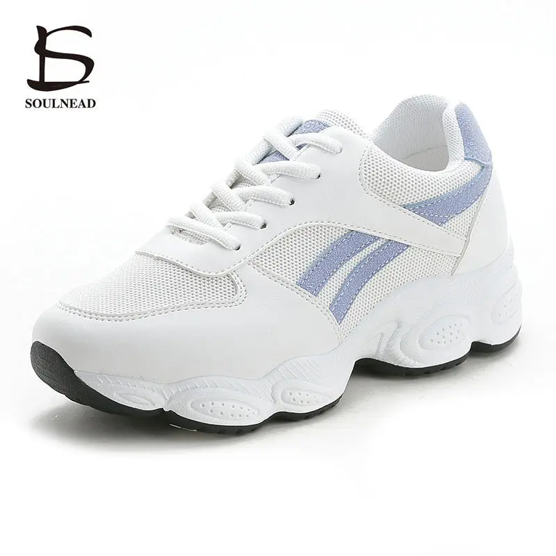 

Running Shoes For Woman New Mesh Breathable Outdoor Fitness Sports Shoes Women's Sneakers Thick bottom Shoes Casual Female Shoes