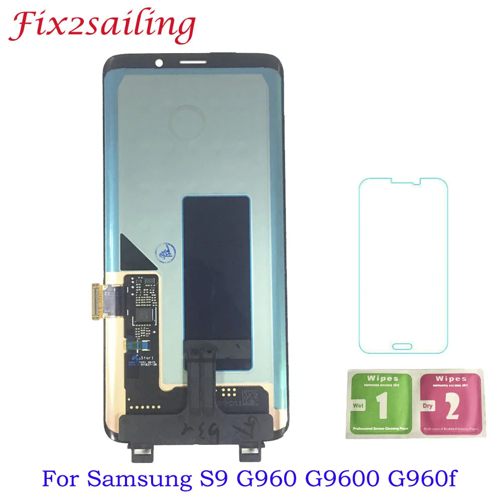 

Super AMOLED S9 LCD For Samsung Galaxy S9 G960 G9600 G960f LCD Display Touch Screen Replacement Repair Parts Free Shipping
