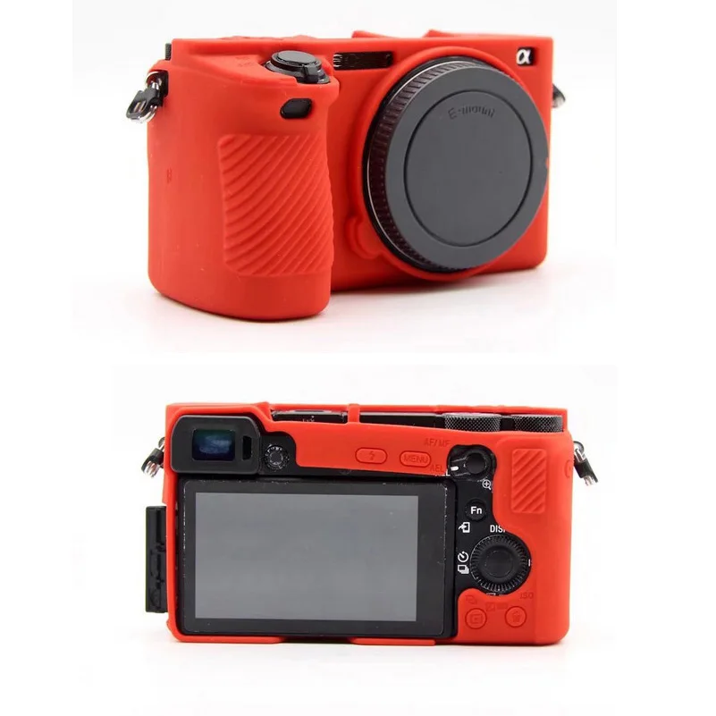 Soft Silicone Case Camera Body Protective Cover For Sony A6500 A6300 Mirrorless System Camera Rubber-10