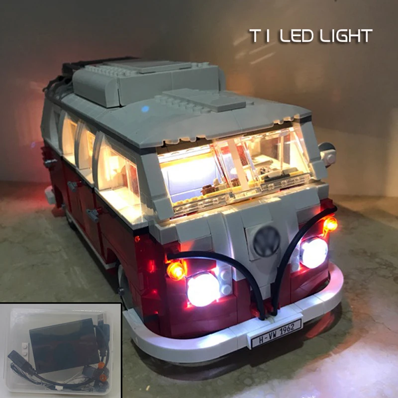 LED Light Up Kit For Legoe Technic 10220 Compatible with 21001 Creator series T1 Camper Van Blocks (only light included) | Игрушки и