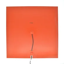 400 мм 110 V AC гибкий силиконовый Квадратный нагреватель