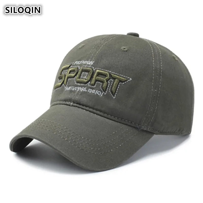 Snapback Кепка SILOQIN с вышитыми буквами мужская хлопковая бейсбольная кепка s регулируемый размер головы Модная Спортивная Кепка Bone Young мужские головные уборы