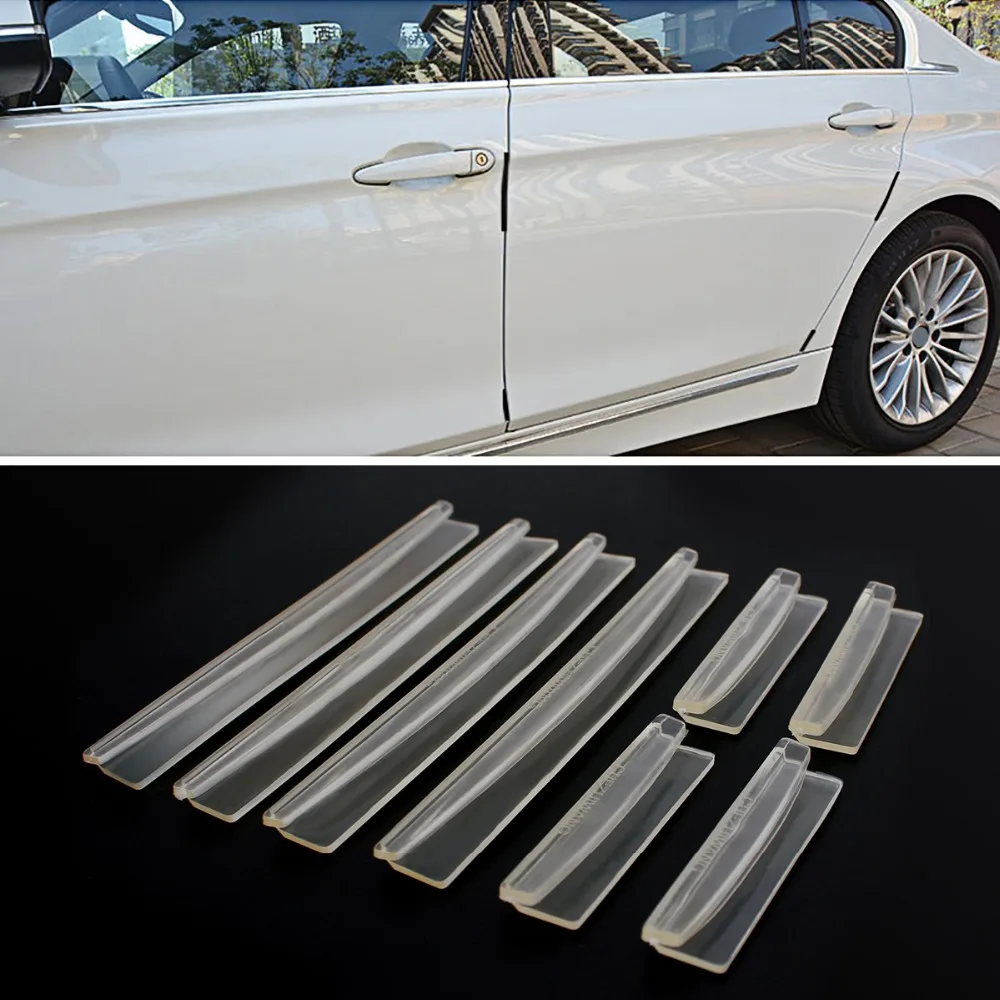 TRIM STRIPS TRANSPARENT 4x MERCEDES-BENZ DOOR EDGE COLLISION /& SCRATCH GUARD