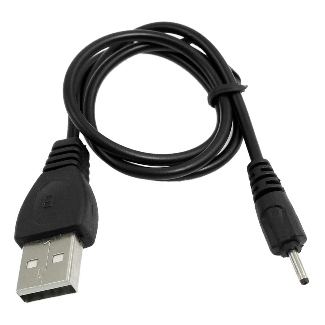 High Speed USB to DC2.0 DC 2.0mm black Power Cable 2mm port USB charging cable 50 cm for Nokia N78 N73 N82