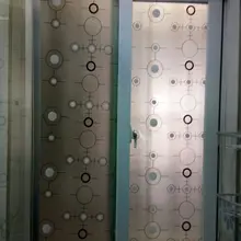 Цветные самоклеющиеся декоративные оконные пленки, стеклянные наклейки, черно-белые круглые 60 см/75 см по длине 2 м