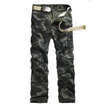 Мужские брюки, камуфляжные брюки карго, мужские повседневные брюки с карманами размера плюс 38 40, мужская верхняя одежда, армейские мешковатые брюки, мужские камуфляжные брюки