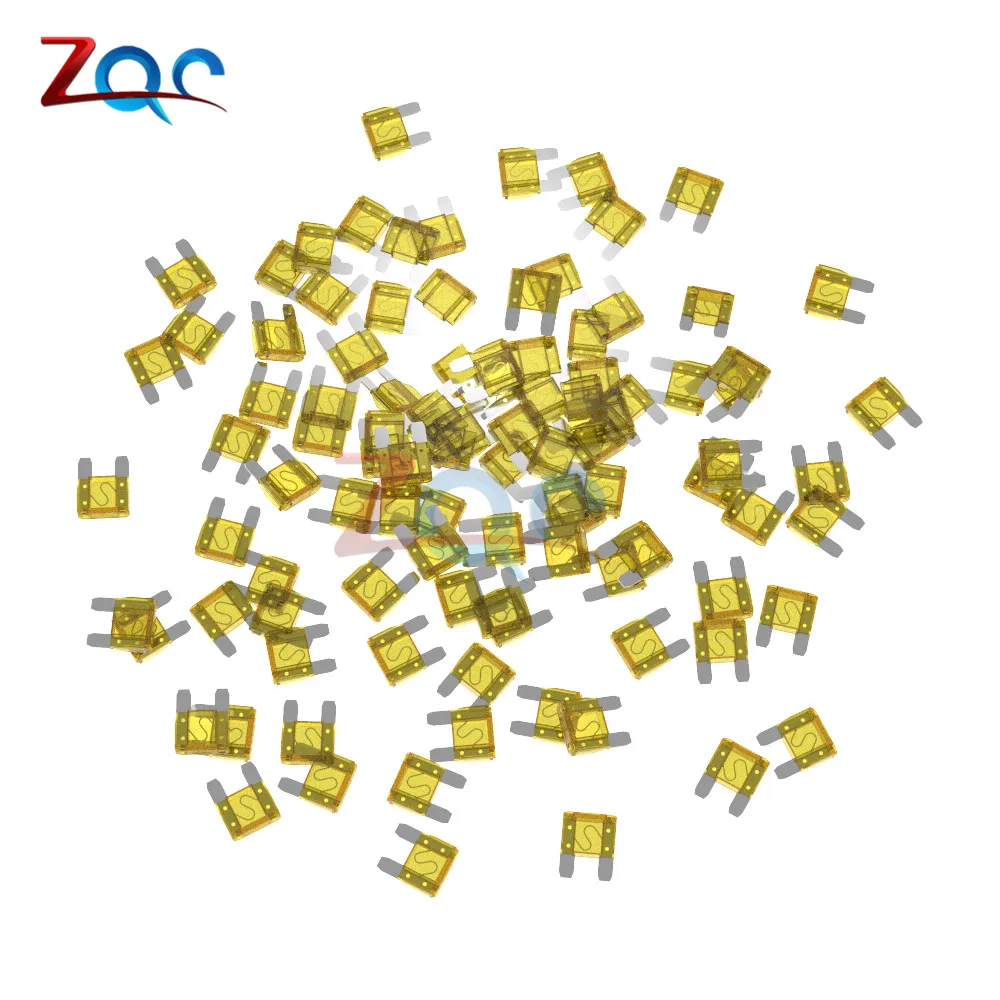 Большой предохранитель предохранители 20A 30A 40A 50A 60A 70A 80A 100A Amp клип ассортимент Авто лопасти тип Предохранитель набор для автомобиля грузовик