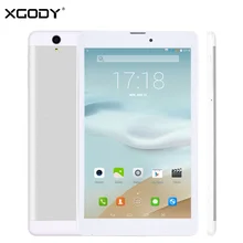 Envío Libre XGODY KT971 3G Unlock 8 Pulgadas Tablet PC Android 4.4 MTK MT6582 Quad Core 2G RAM 16G ROM Teléfono Tableta de la Llamada de 2600 mAh