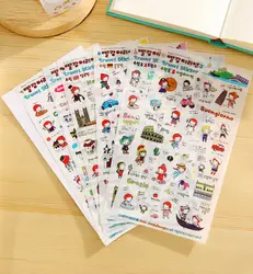 6 шт Наслаждайтесь своей жизнью стикер бумаги diy украшения стикер для альбом Скрапбукинг стикер для канцелярских товаров подарок для детей