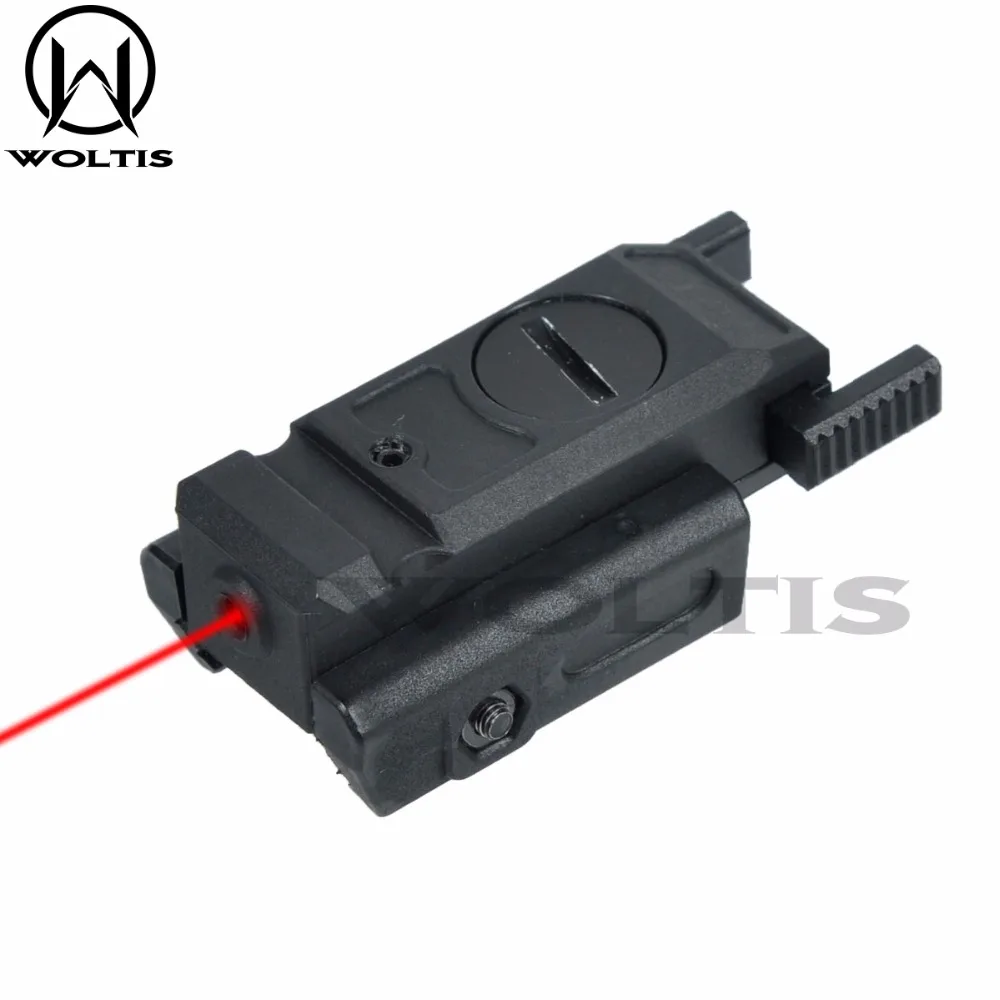 WOLTIS Tactical Low Profile Red Laser Sight Laser Pointer Airsoft Gun