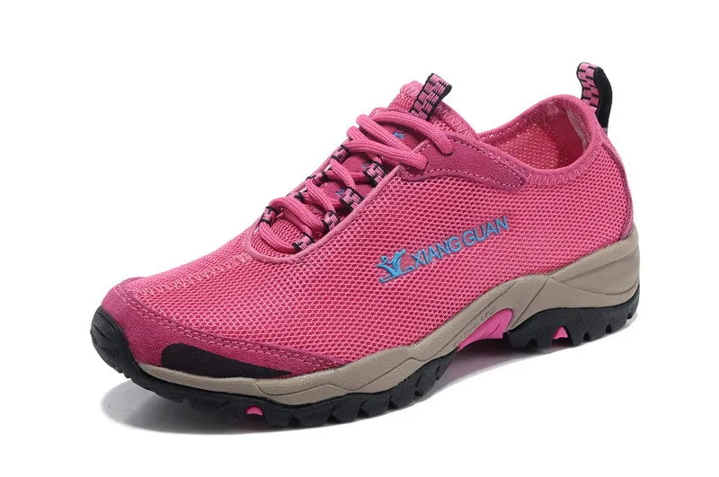 Xiang Guan Мужская и Женская легкая походная обувь спортивная прогулочная дышащая износостойкая походная быстросохнущая водонепроницаемая обувь - Цвет: 3410 1