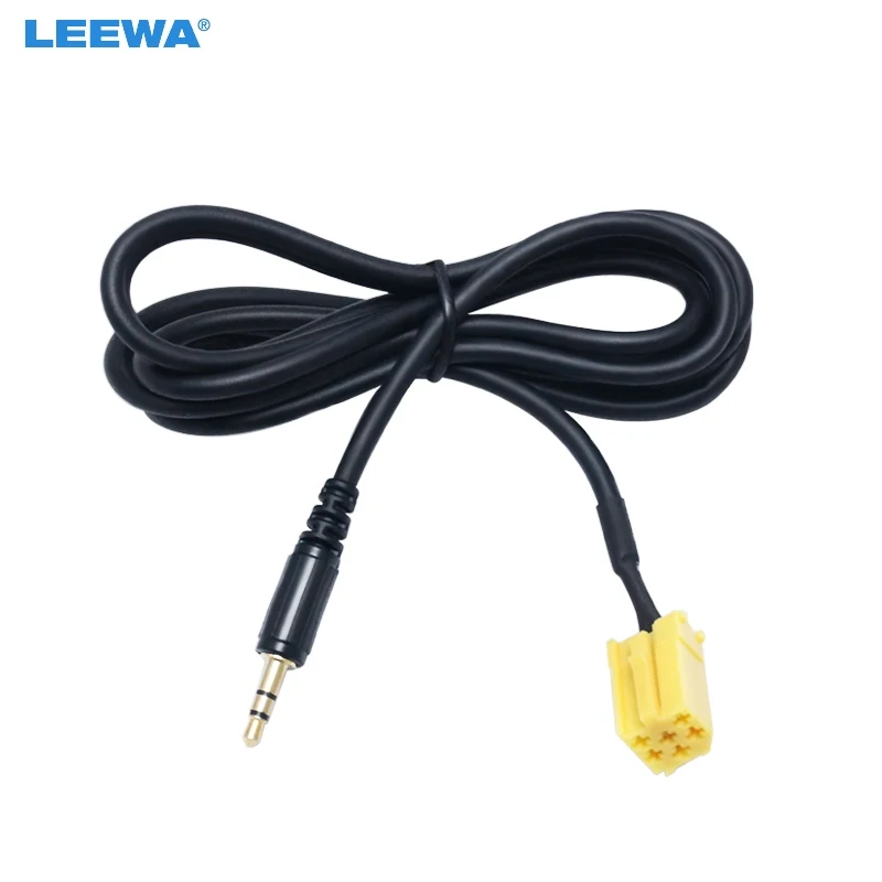 Leewa 30 Pz Car Stereo Aux Input Cavo Adattatore 3.5 Mm Cavo Audio Player Radio Per Fiat Grande Punto Alfa 159 # Ca4070
