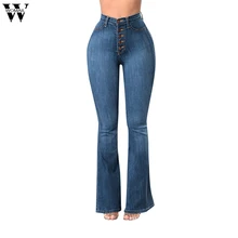 Womail jean femme, джинсы из денима с дырками, женские эластичные свободные джинсы с карманами и пуговицами, повседневные штаны, vaqueros mujer