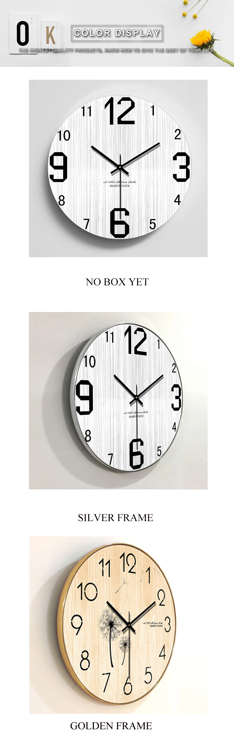 big wall clock wooden wall clock 3d clock vintage wall clock wall clock digital electronic desk clock big clock secret stash wall clock kitchen nixie clock watch home home watch vinyl clock kitchen wall (6)