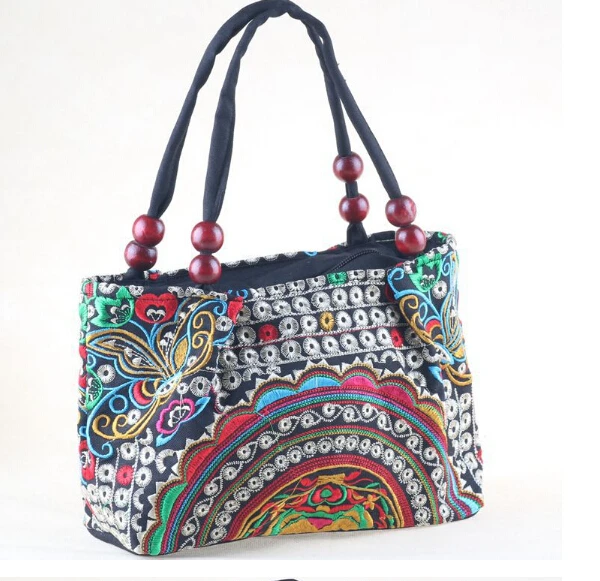 New Embroidered Bags Gorgeous Bohemian Handmade Embroidery Ethnic New Embroidered Bags Gorgeous Bohemian Handmade Embroidery Ethnic Thailand Handbag Shoulder Messenger Bag Vintage Hmong In From