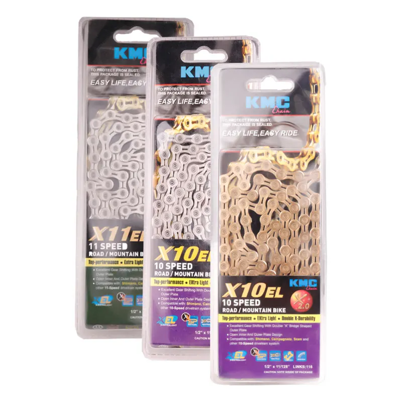 

KMC X-EL X-SL Series Bicycle Chain W/ Original MissingLinks 9/10/11/12 Speed Double X Bridge High Performance Light Weight