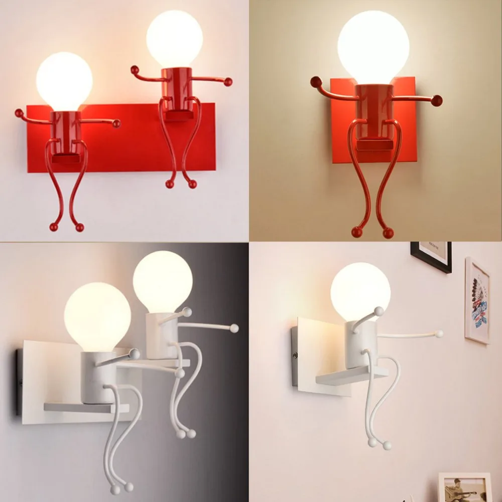 

Modern Design Children Bedroom Wall Lamp Unique Appearance LED Night Light Bedside Desk Reading Light Lamp Light