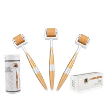 Новейшая модель; Дерма ролик на Дермо ролики Титан 192 иглы 0,2/0,25/0,3 мм для Уход за лицом и выпадения волос Лечение Уход за кожей