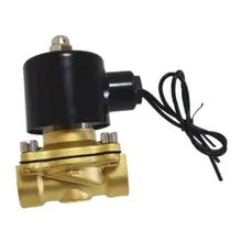 Медный электромагнитный клапан G1/" 2w160-15 нормально закрытый для воды, электронный водяной клапан 220 В переменного тока