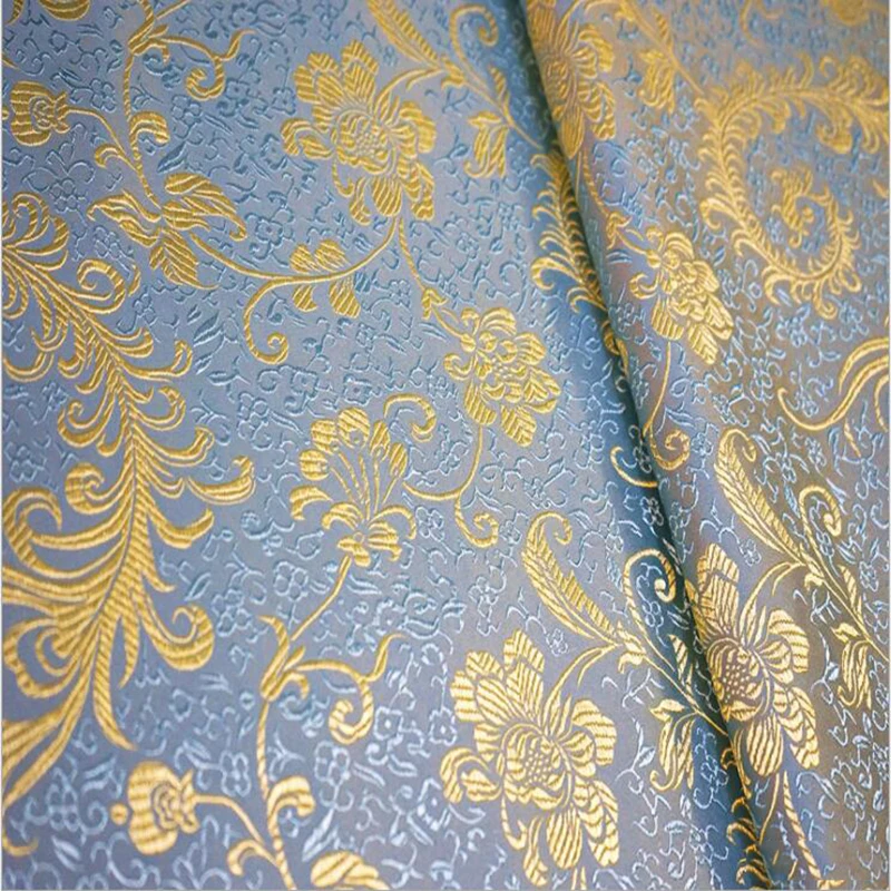 75x100cm High-grade silk brocade silk fabric qipao sofa cloth art brocade silk fabric