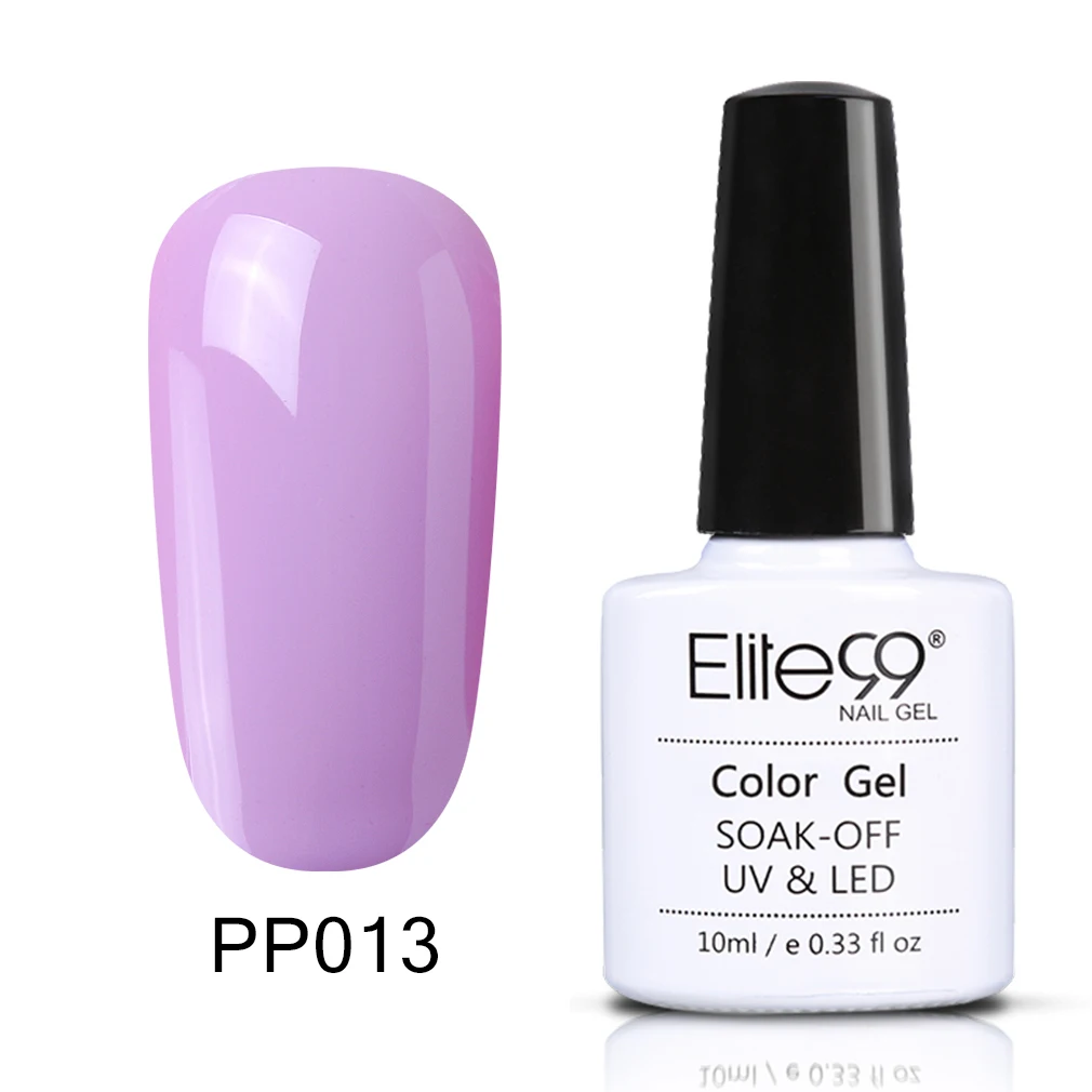 Elite99 фиолетовый Гель-лак для ногтей Полупостоянный лак для ногтей УФ-гель лак замачиваемый дизайн ногтей Лаковая эмаль - Цвет: PP013