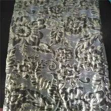 Европейский стиль тиснением серебра отпечаток жаккардовая ткань платье Платье с принтом из слов высокого класса одежды ткань плотная DGH14