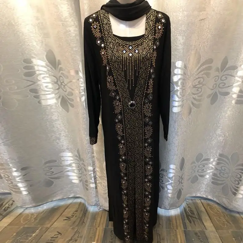 Vestidos abaya Кафтан Дубай Арабский мусульманский хиджаб платье кафтан Marocain Eid платья Рамадан Elbise Robe Femme Musulmane Longue - Цвет: as picture 7