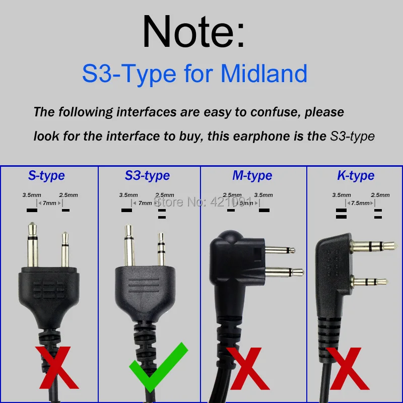 Handheld shoulder Speaker MIC For Midland 12