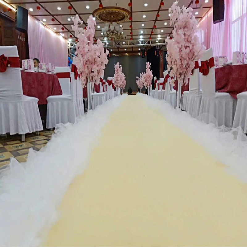 

1m x 3 / 6 / 10m outdoor champagne yellow carpet mat aisle wedding banquet film festival party celebration rewards event decora