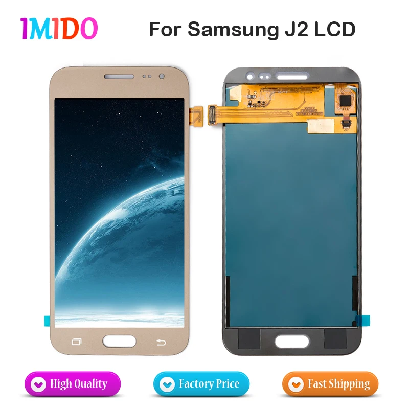 

5Pcs AAA+++ Quality LCD Display For Samsung Galaxy J2 J200 J200F J200H Touch Screen Digitizer Assembly Replacement parts