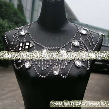 

Luxuryrhinestone cup chain party decoration, crystal beaded trimming, wedding dress trim