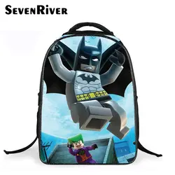 Начальная Бэтмен школьный рюкзак для детей дети мультфильм Звездные войны школьная сумка для мальчиков и девочек Bookbags