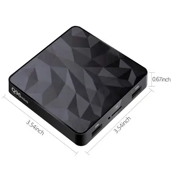 

VHXSIN Q96 Mini Android 7.1 TV Box Amlogic S905W 4K H.265 Quad Core 2.4G WiFi Set Top Box