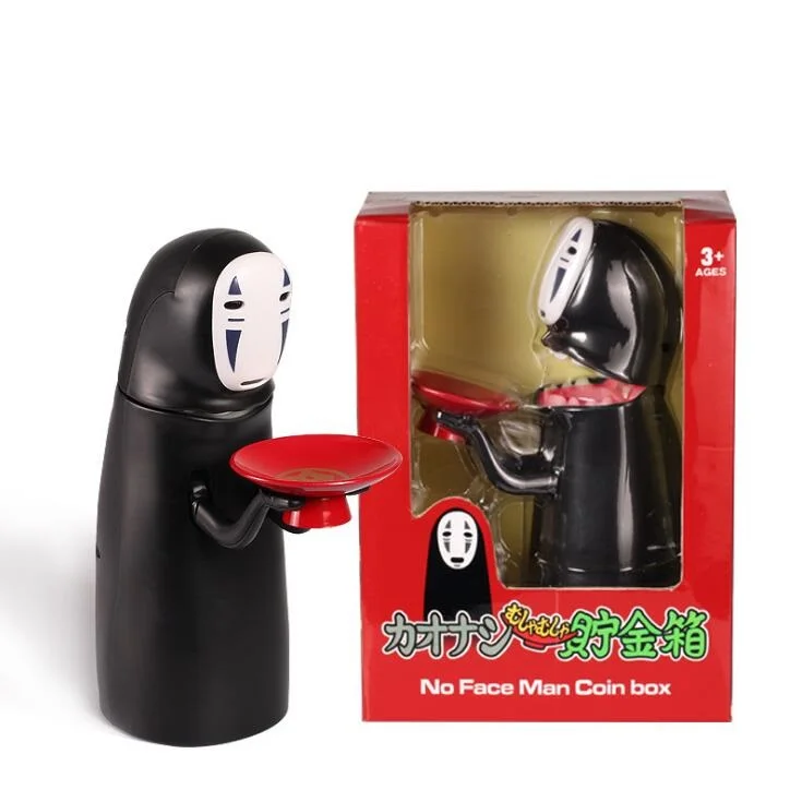 Promo Offer Spirited Away Kaonashi NoFace Piggy Bank Toy Multi Styles