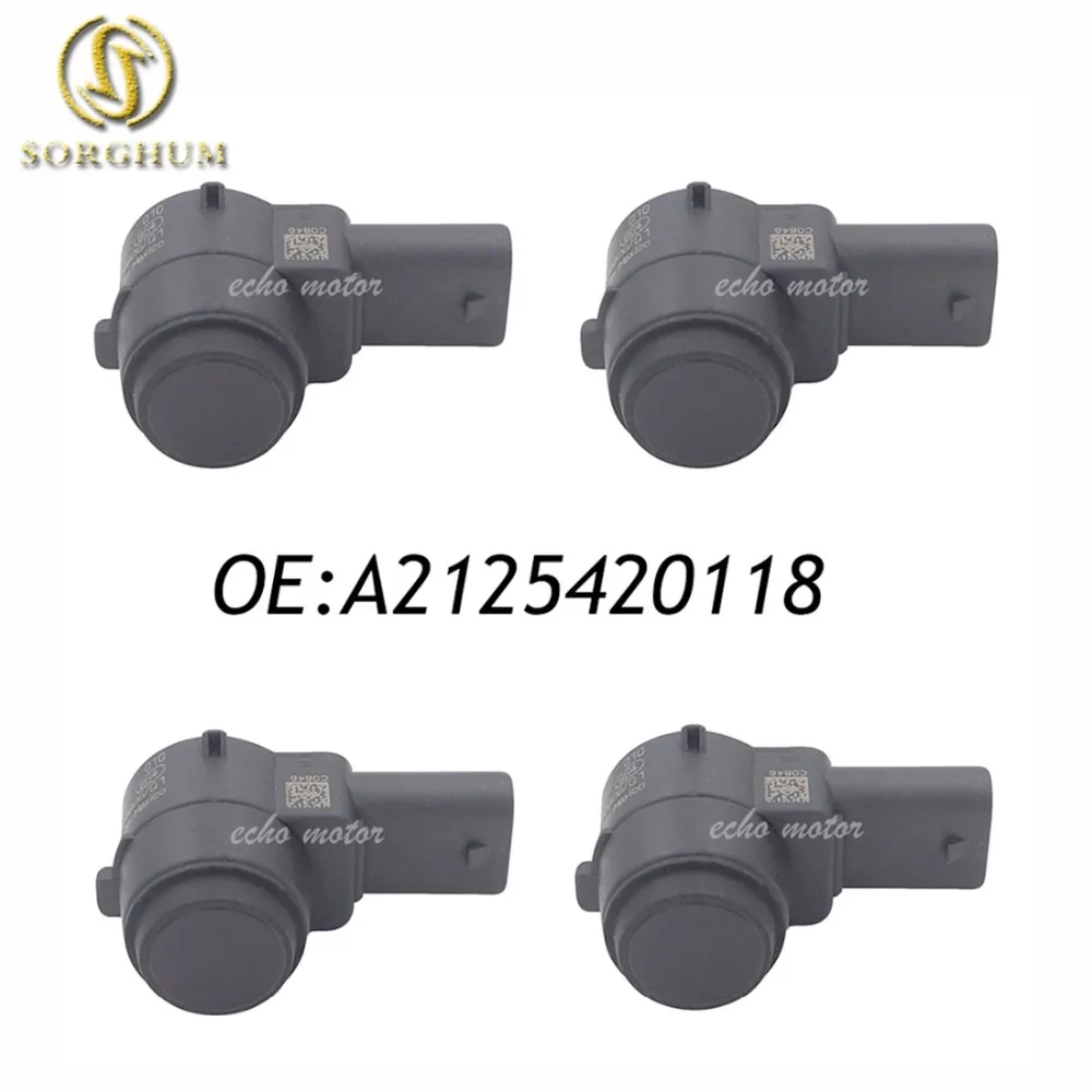 

New 4PCS A2125420118 Parking Sensor PDC For Mercedes W169 W245 W204 W212 W221 C207 A207 Parktronic Sensors
