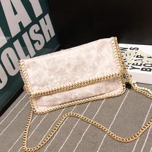 2016 new casual ladies High quality leather handbags women messenger bags clutch phone Shoulder chain bag Phone wallet canta